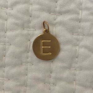 Helen Ficalora alphabet charm “E”